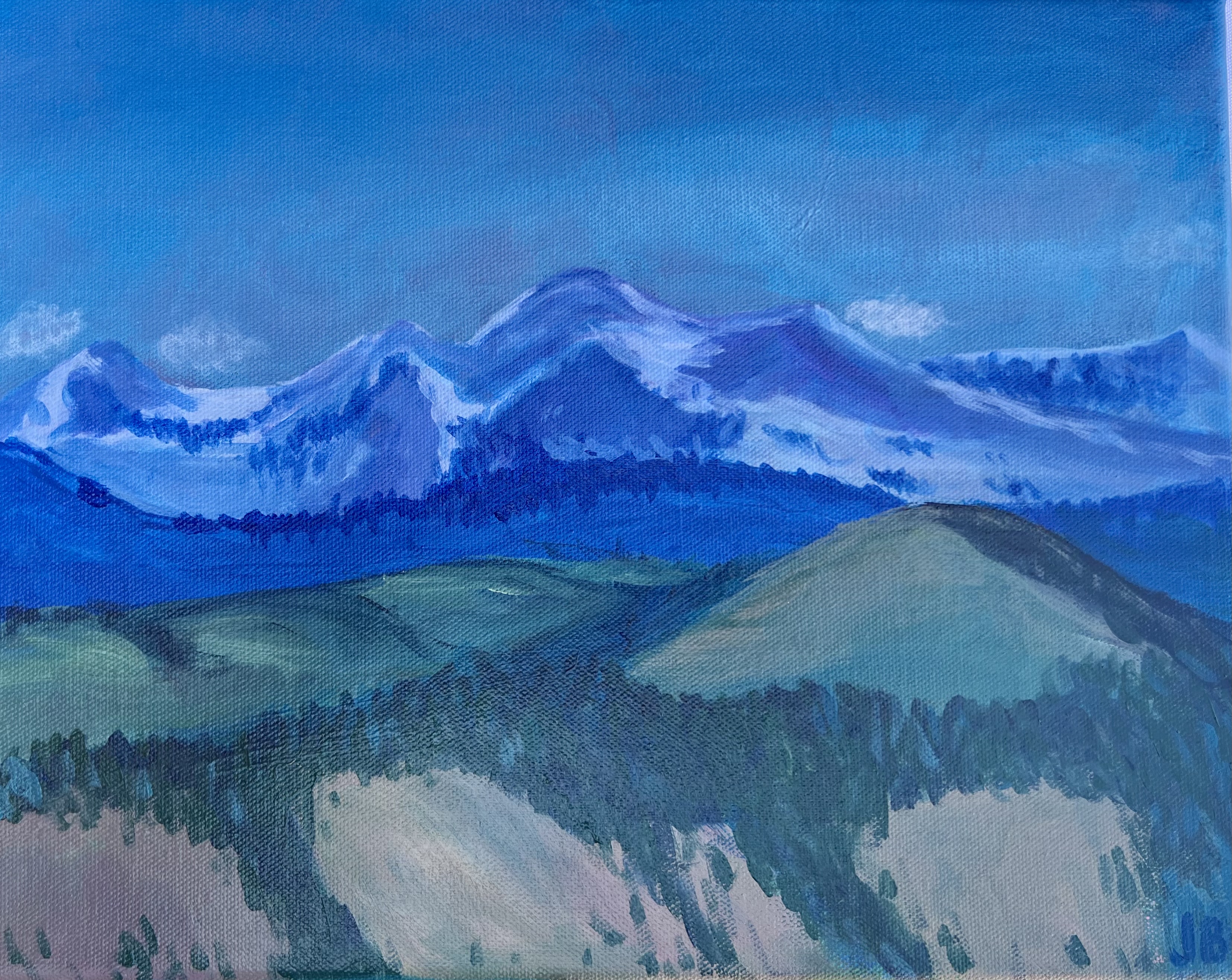 Pretty Mountain Painting